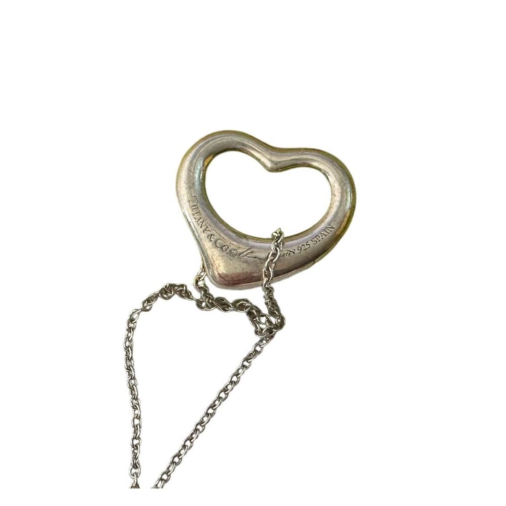 Tiffany & Co. Elsa Peretti Small Open Heart Necklace - Picture 11 of 12